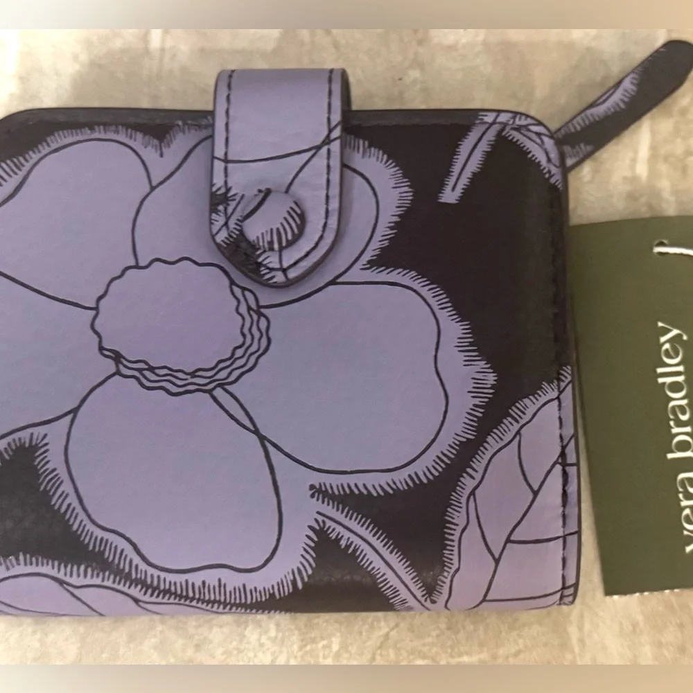 Vera Bradley Leather Tab Wallet